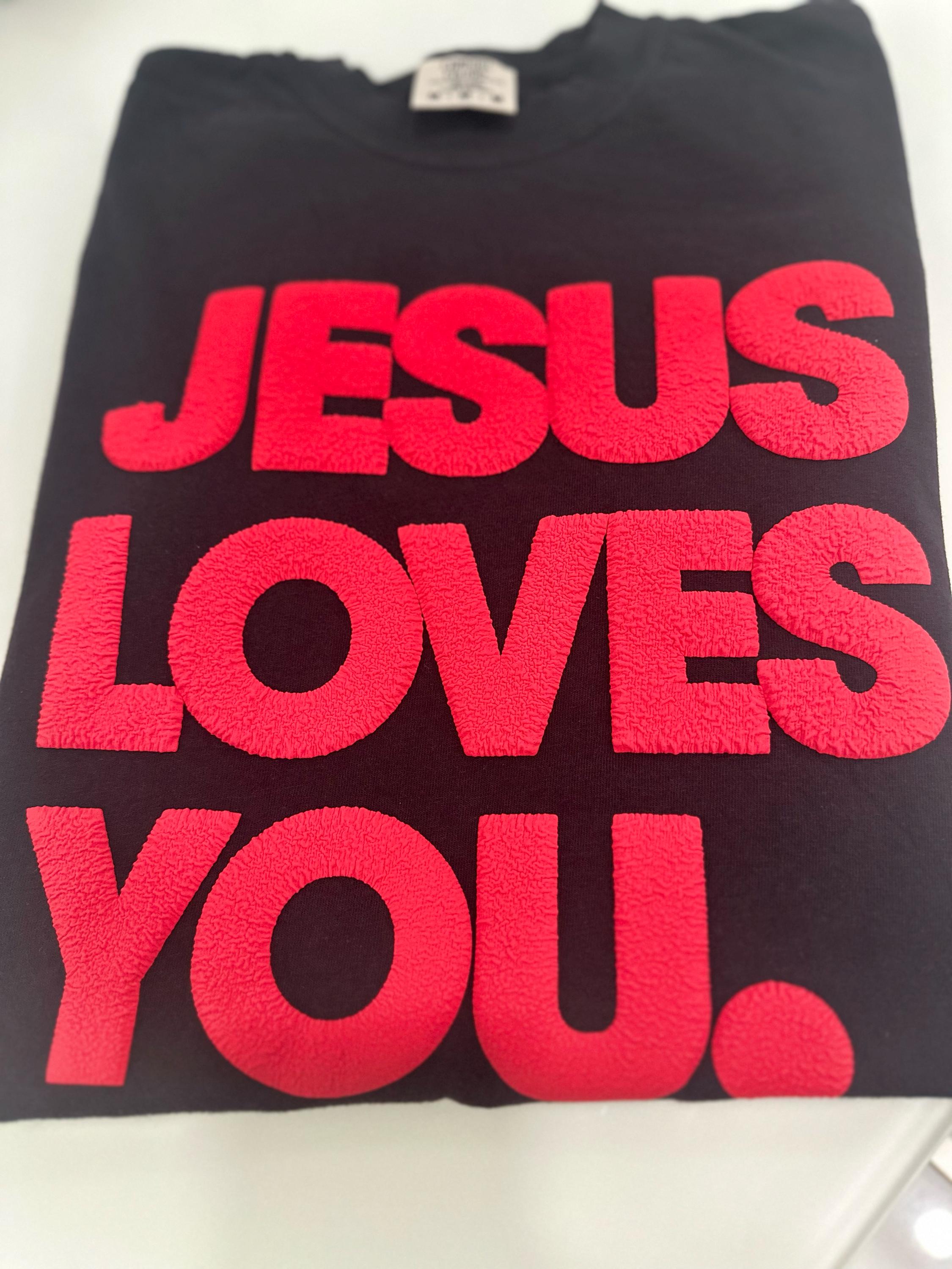 Jesus Loves You Collage Tee