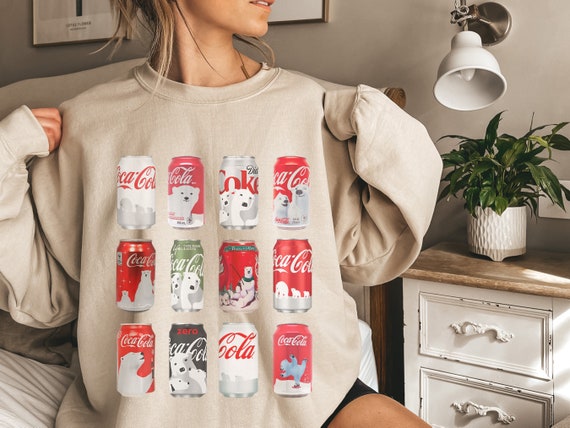 Coca Cola Polar Bear Sweatshirt Coca Cola Polar Bear Shirt Gift for Coca Cola Lovers Coca Cola Lover Coca Cola Hoodie Etsy UK