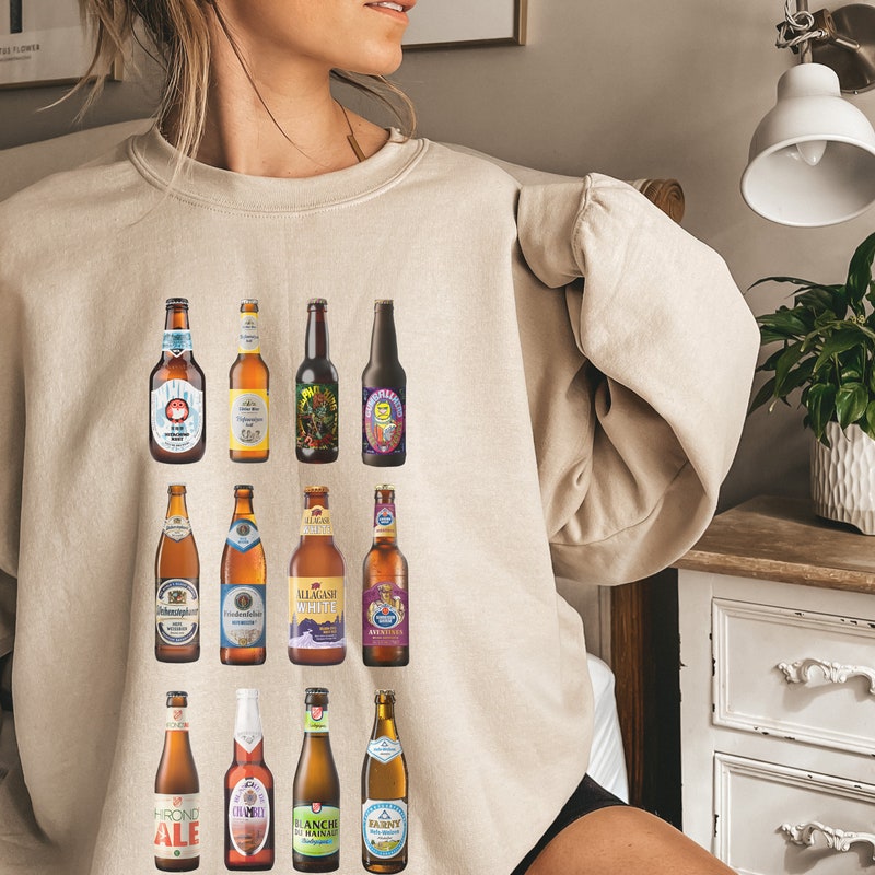 Beer Print Pattern Women Hoodie Dress