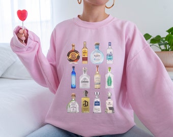 Tequila Sweatshirt, Tequila Shirt, Gift for Tequila Lover, Tequila Lover, Liquor Sweatshirt