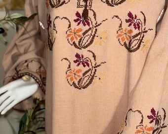 Baige Handmade Tatreez Abaya