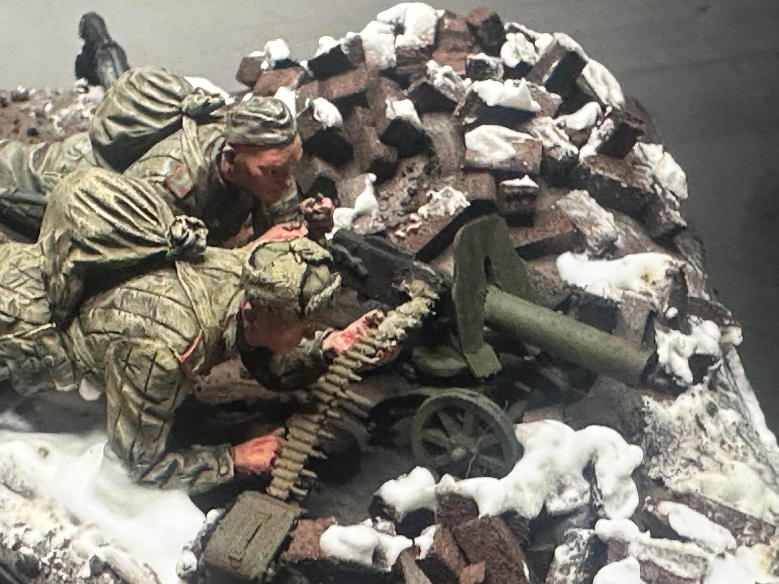 1/35 Battle of Stalingrad Diorama - Soviet MG Team - Etsy
