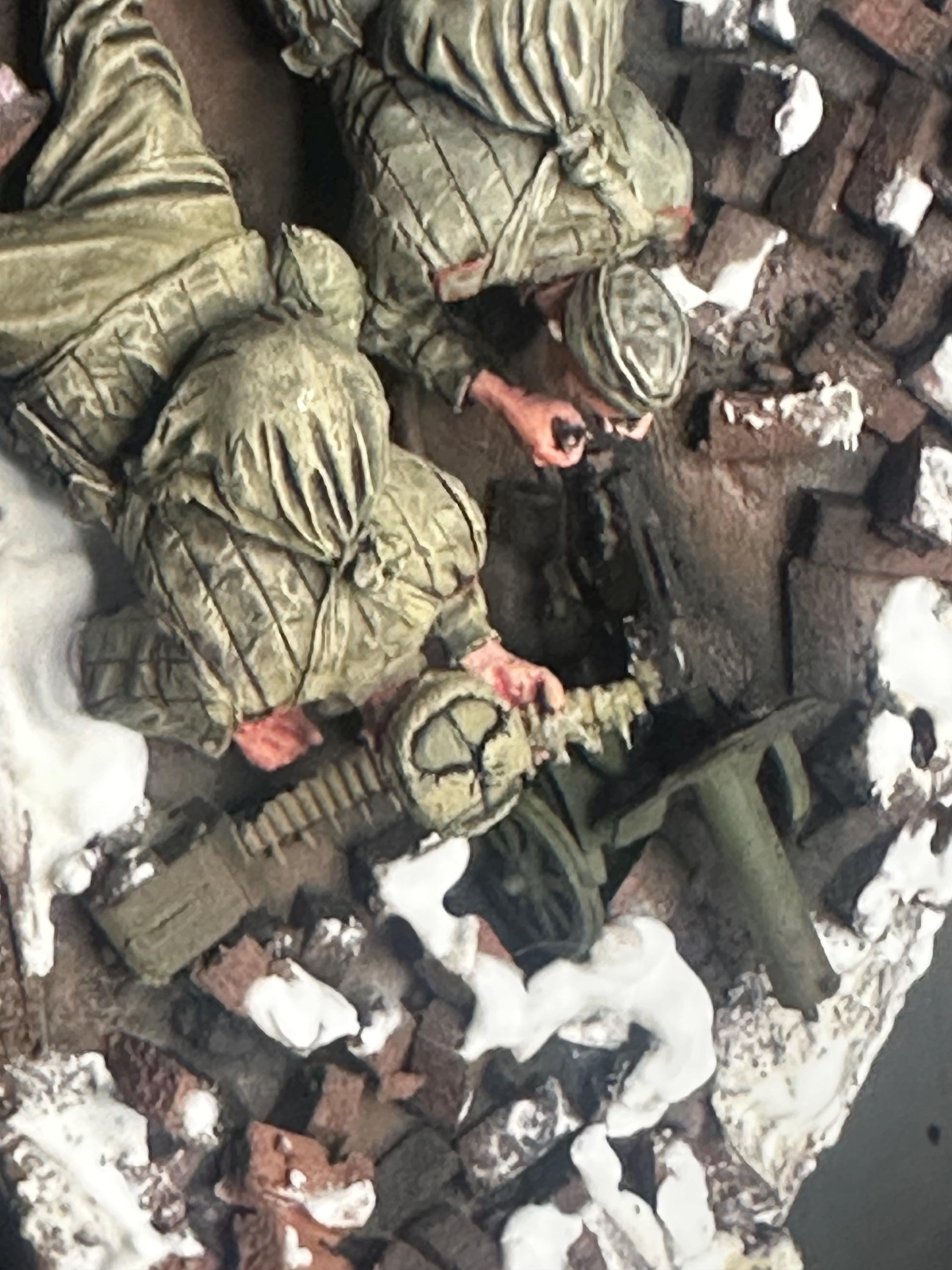 1/35 Battle of Stalingrad Diorama - Soviet MG Team - Etsy