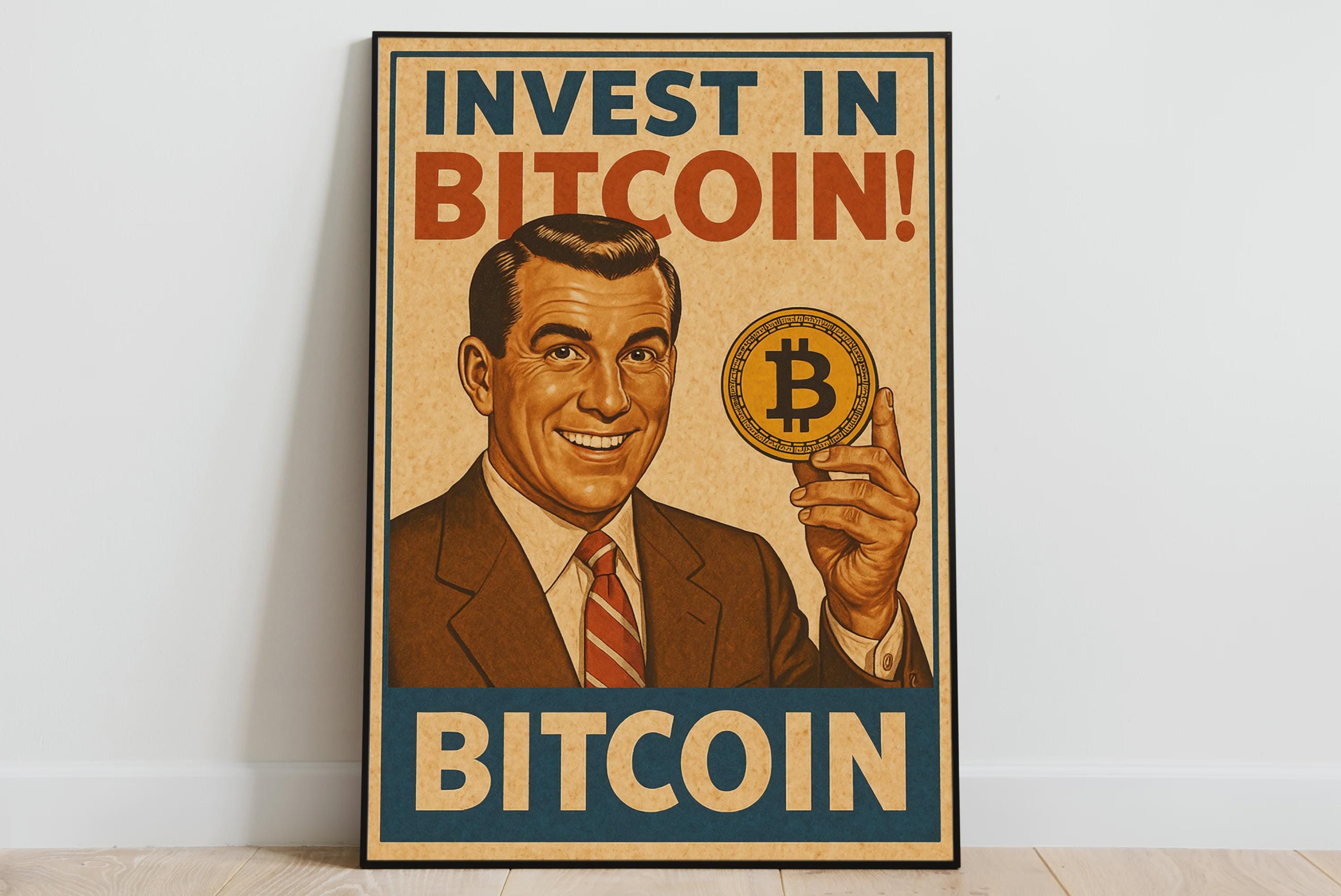 Bitcoin Kunst Krypto Bitcoin Poster Bitcoin Wandkunst Krypto BTC Poster Buy  Bitcoin Finanz Poster Dekor Druck - Etsy.de