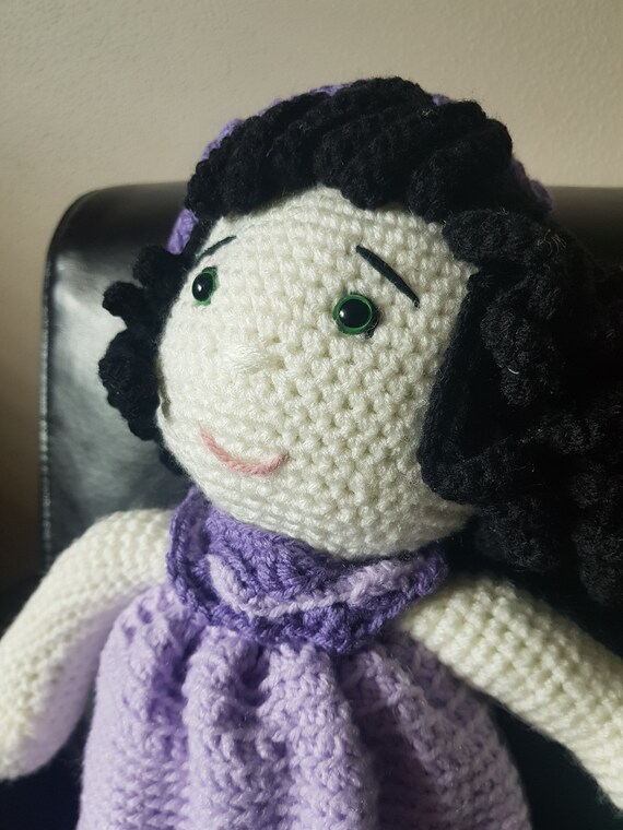 Lilac Doll Gift Birthday Woven Doll Amigurumi Etsy