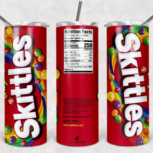 Candy Tumbler wrap file Skittles