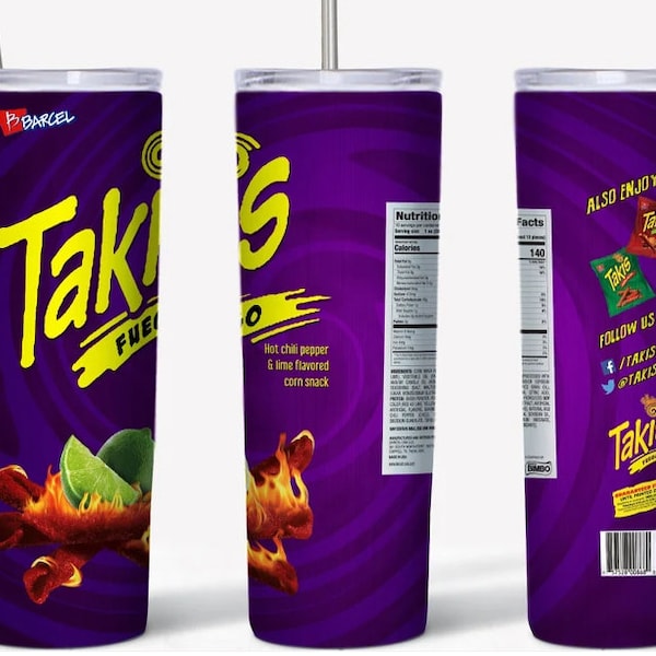 Chips Purple Bag Takis Tumbler Wrap download