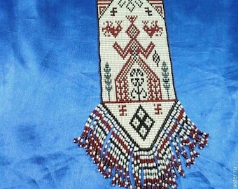 Multicolour Beaded Necklace,Ukrainian Gerdan Necklace |Chunky Ethnic |Tribal,Necklace,Unique |African Woman Necklace with earring,for gifted