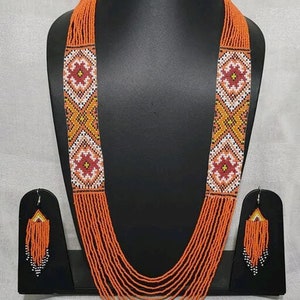 Garden/Handicrafts/Ukrainian Nacklace Massai/African nacklace/ for women/for weddings /for gifted/multicolor jewellery/women long Nacklace