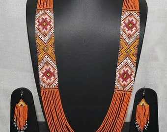 Garden/Handicrafts/Ukrainian Nacklace Massai/African nacklace/ for women/for weddings /for gifted/multicolor jewellery/women long Nacklace