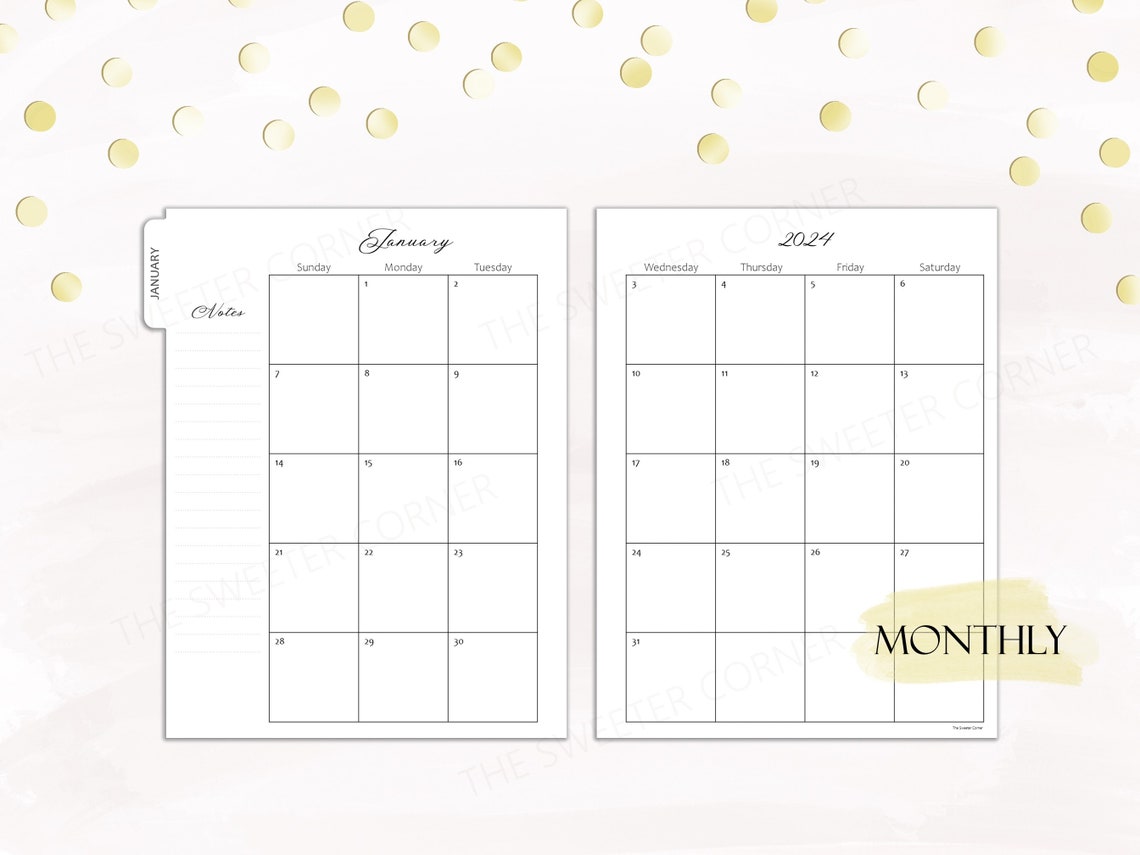 Printable Christian Planner 2024 Classic Size Faith Planner Christian ...