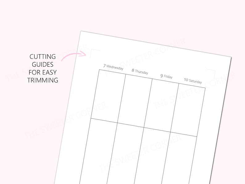 2026 Weekly Planner Printable, Vertical Layout WO2P Classic Size - Etsy