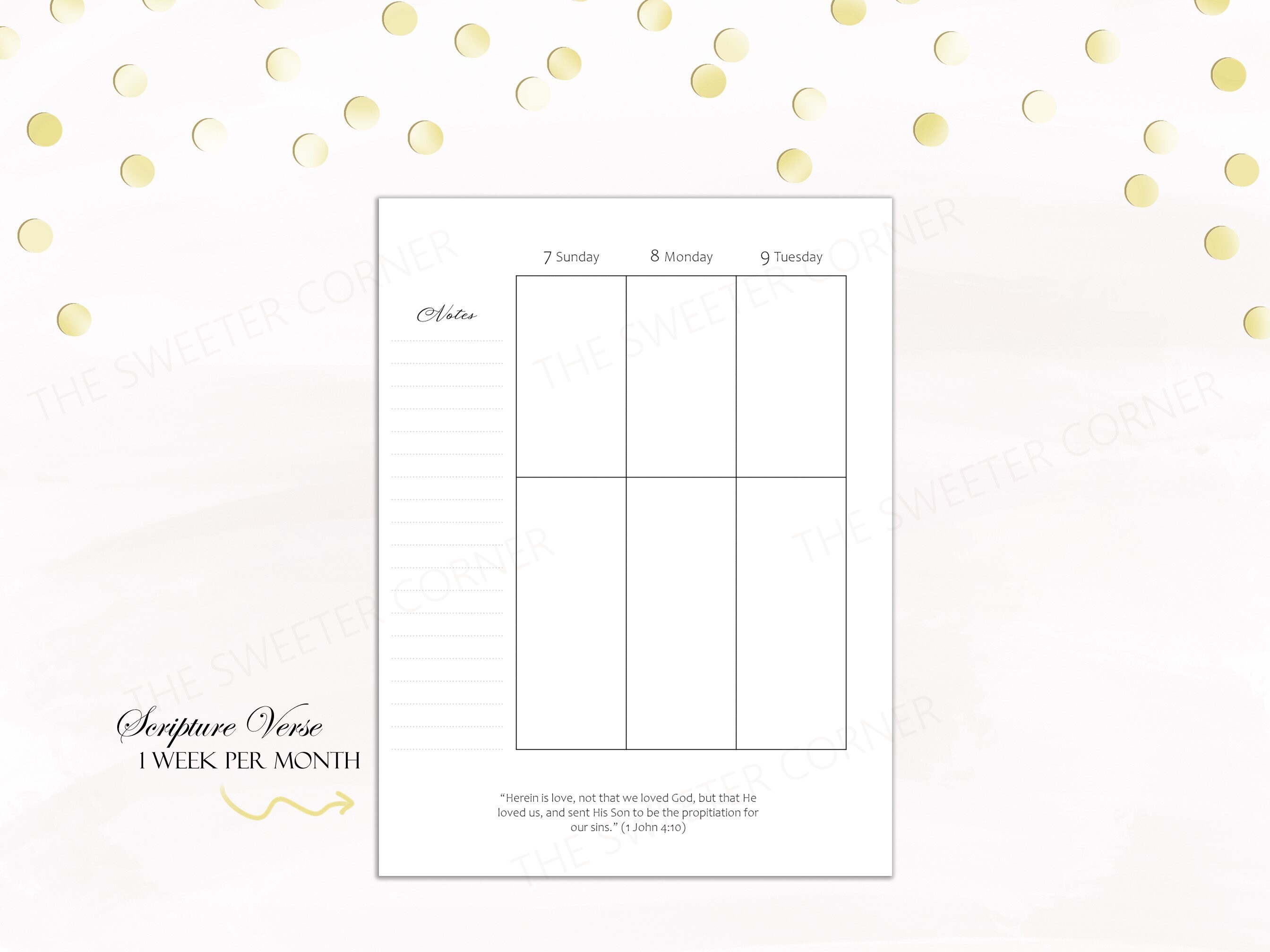 Printable Christian Planner 2024 Classic Size Faith Planner Christian ...