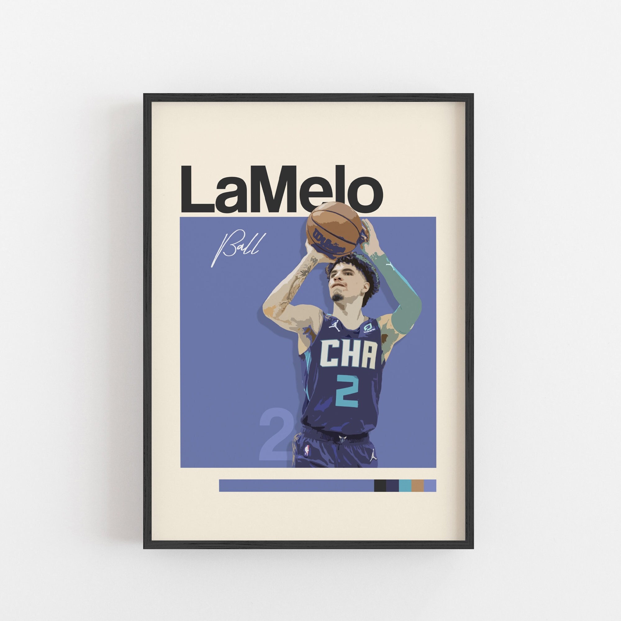 Lamelo Ball Poster Basketball Poster Print Canvas Algeria
