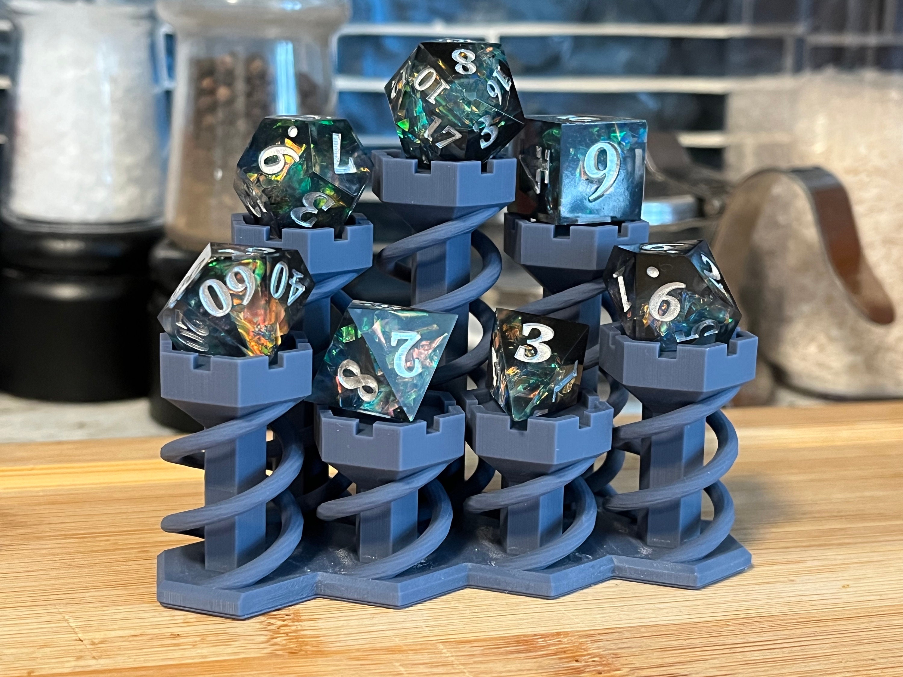 D&D Dice Display Stand PHYSICAL PRINT ONLY Etsy