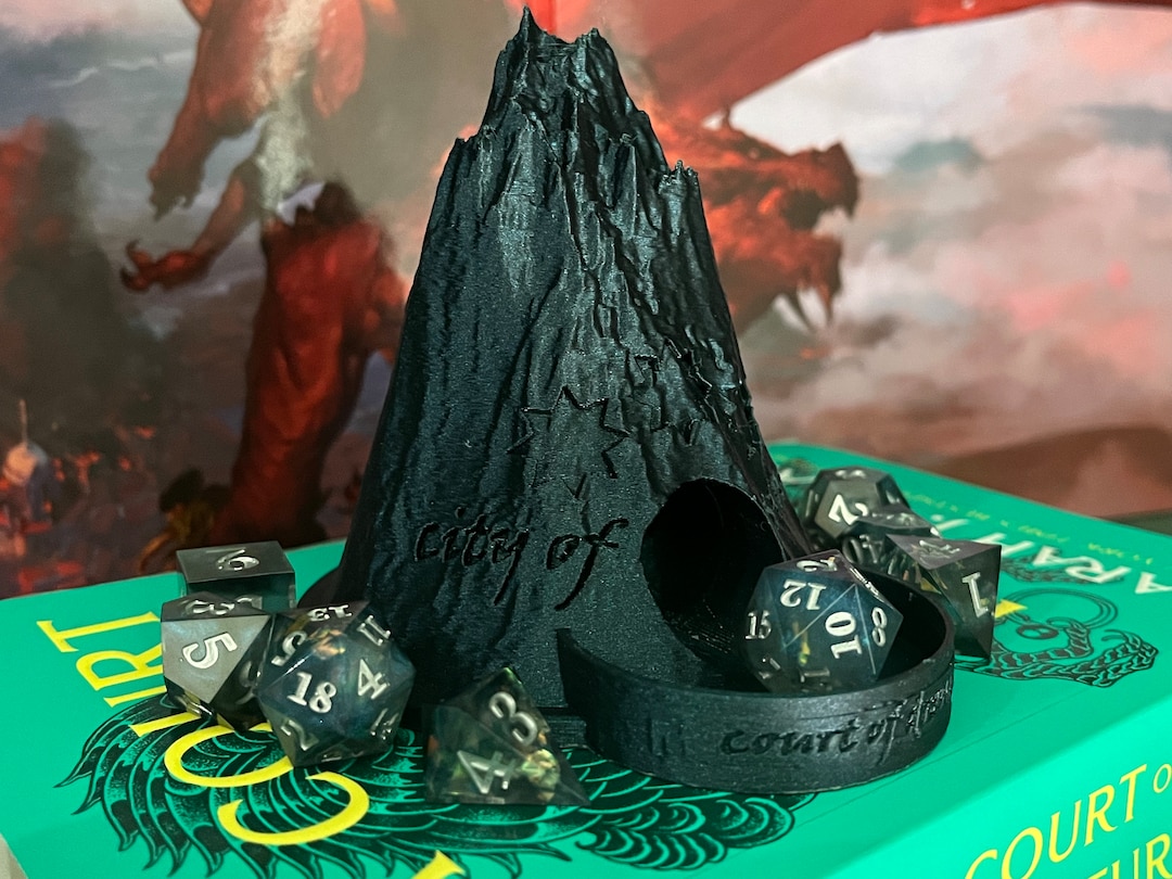 Starry Mountain Dice Tower (STL File) - Etsy
