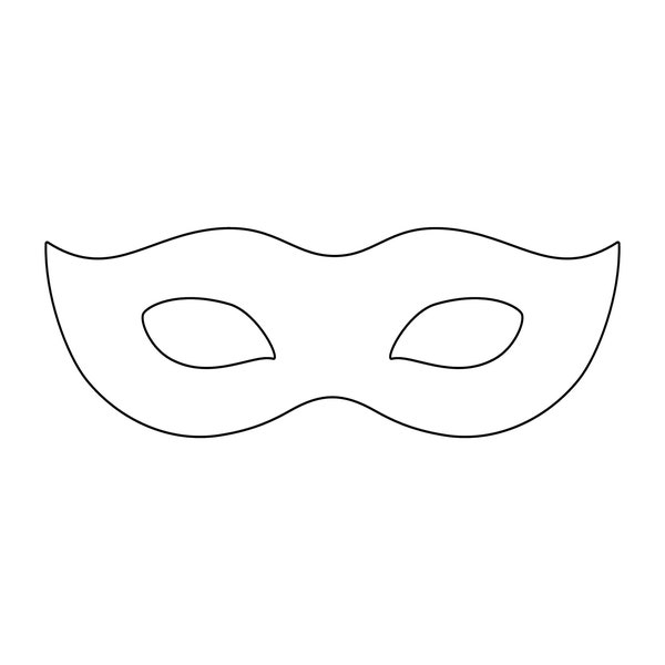 Printable Masquerade Mask for DIY