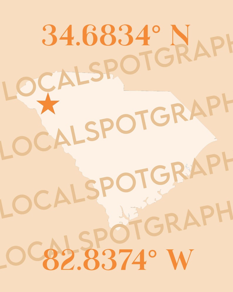 Clemson Orange Poster Set Etsy