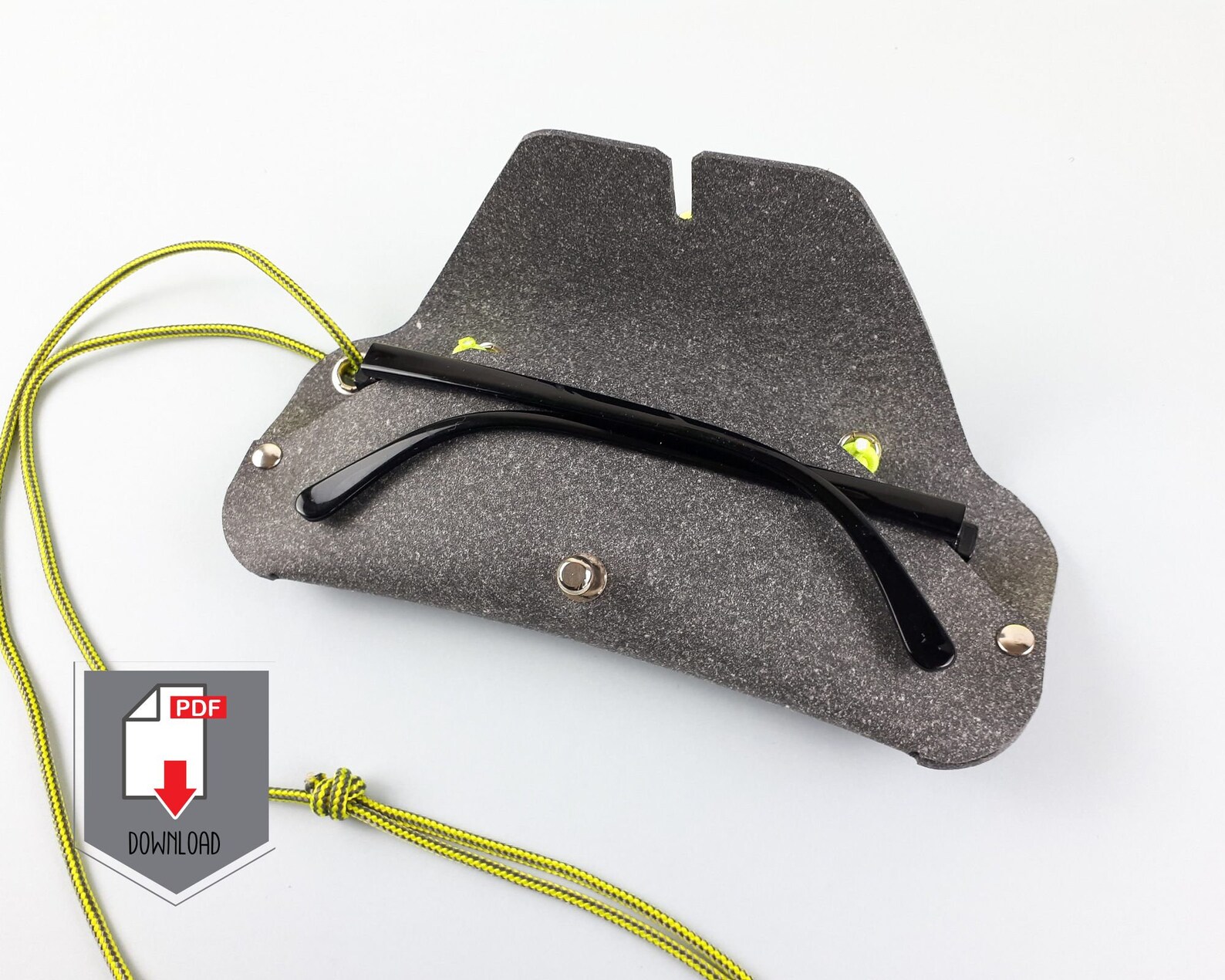 Leather Glasses Case Pattern PDF Download Pattern for Etsy