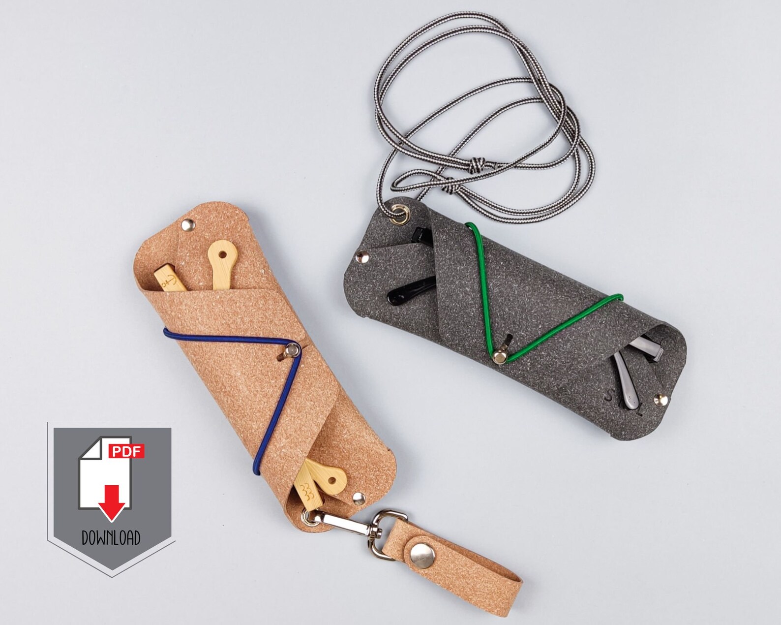 Leather Glasses Case Pattern PDF Download Pattern for Etsy