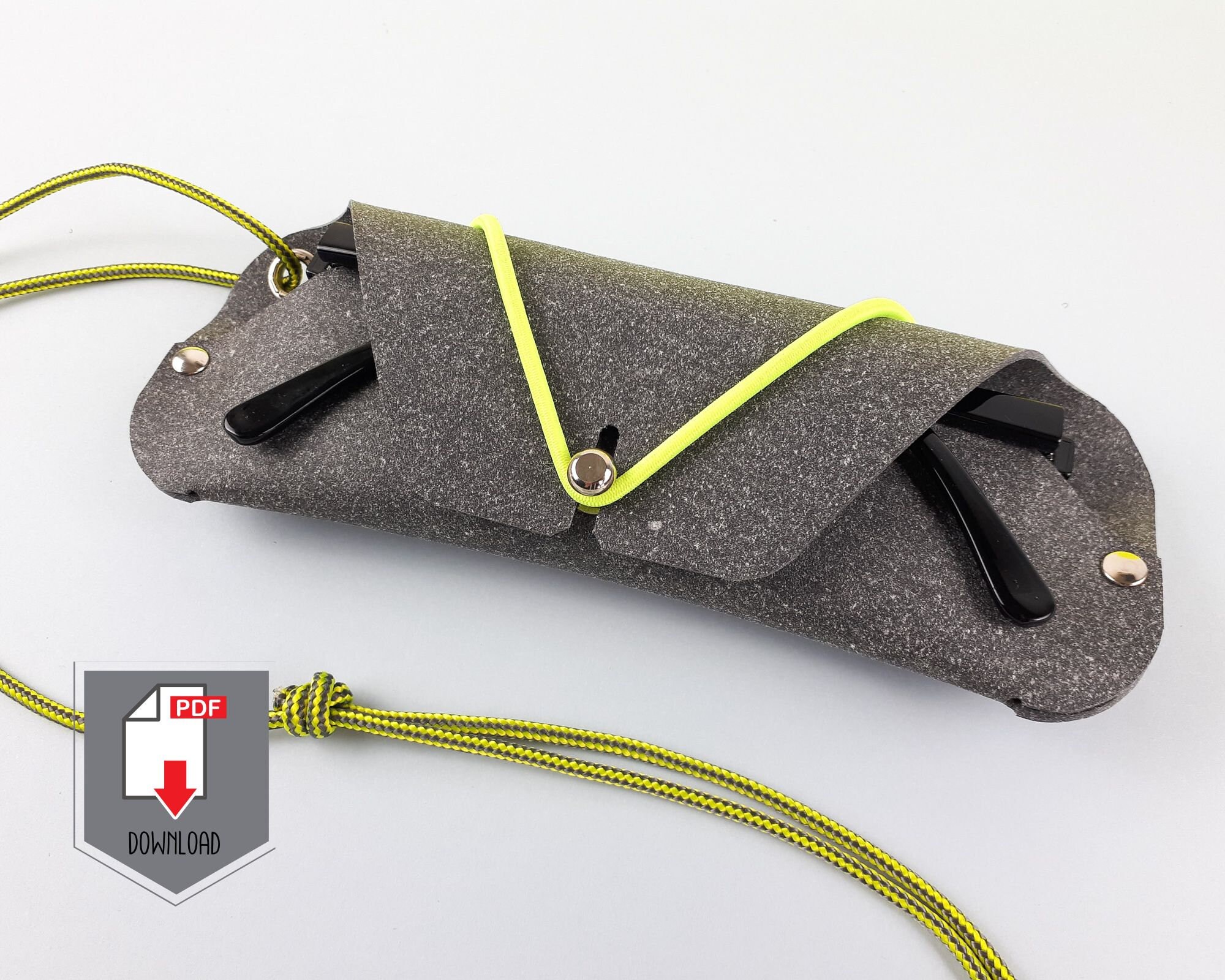 Leather Glasses Case Pattern PDF Download Pattern for Etsy