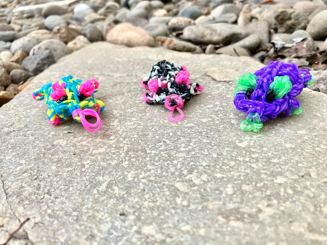 Custom Rubber Band Mouse/rat, Rainbow Loom, Cute, Rubber Band Charm - Etsy