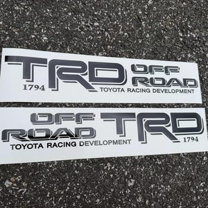 TRD Offroad 1794 Edition Toyota Racing Development Tundra Tacoma Bed Tailgate Decal Stripe Multi-Color Vinyl Sticker