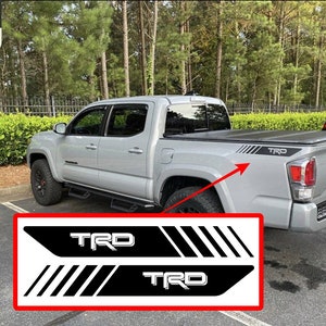 Toyota Tacoma Bed Tailgate Decal (2x) TRD Offroad Sport Stripe Multi-Color Vinyl Sticker