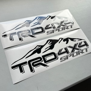 TRD 4x4 Sport Mountain Toyota Racing Development Tacoma Tundra 4Runner Bed Tailgate Decal Stripe Multi-Color Vinyl Sticker