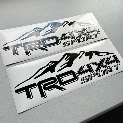 TRD Racing Development Decals Fits Toyota Tacoma Tundra Bedside Truck Sticker Vinyl in 6 Colors TRD Racing Development Decals Fits Toyota Tacoma Tundra Bedside Truck Sticker Vinyl in 6 Colors