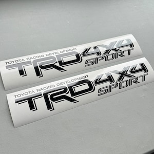 TRD 4x4 Sport Toyota Racing Development Tacoma Tundra 4Runner Bed Tailgate Decal Stripe Multi-Color Vinyl Sticker