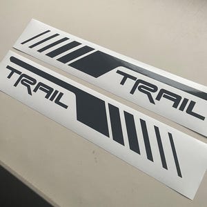 TRAIL Toyota Tacoma Stripe Bed Tailgate Decal (2x) TRD Offroad Sport Stripe Multi-Color Vinyl Sticker