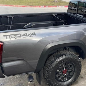 TRD 4x4 Offroad Tacoma Bed Tailgate Decal (2x) TRD Offroad Sport Stripe Multi-Color Vinyl Sticker