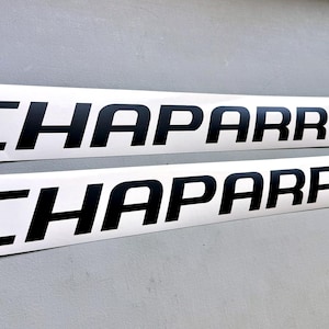 2x Chaparral Boats Trailer Vintage Pontoon Fishing Hull Marine Decals Stickers