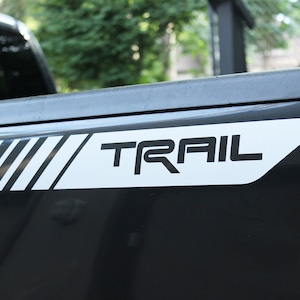 Toyota TRAIL Tacoma Bed Tailgate Decal (2x) TRD Offroad Sport Stripe Multi-Color Vinyl Sticker