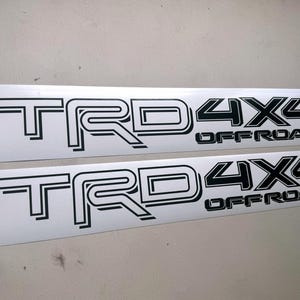 TRD 4x4 Offroad Toyota Tacoma Bed Tailgate Decal Stripe Multi-Color Vinyl Sticker