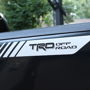 TRD Offroad Tacoma Bed Tailgate Aufkleber (2x) TRD 4x4 Sport Stripe mehrfarbige Vinyl-Aufkleber