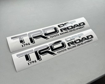 TRD Offroad 1794 Edition Toyota Racing Development Tundra Tacoma Bed Tailgate Decal Stripe Multi-Color Vinyl Sticker