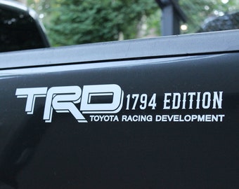TRD 1794 Edition SET OF 2 Decal Toyota Tacoma Tundra Sticker Vinyl Decal