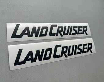 2x Toyota Land Cruiser Decals Stripe Multi-Color Vinyl Sticker
