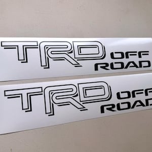 TRD Off Road Racing Development Tacoma Bed Tailgate Decal Stripe Multi-Color Vinyl Sticker