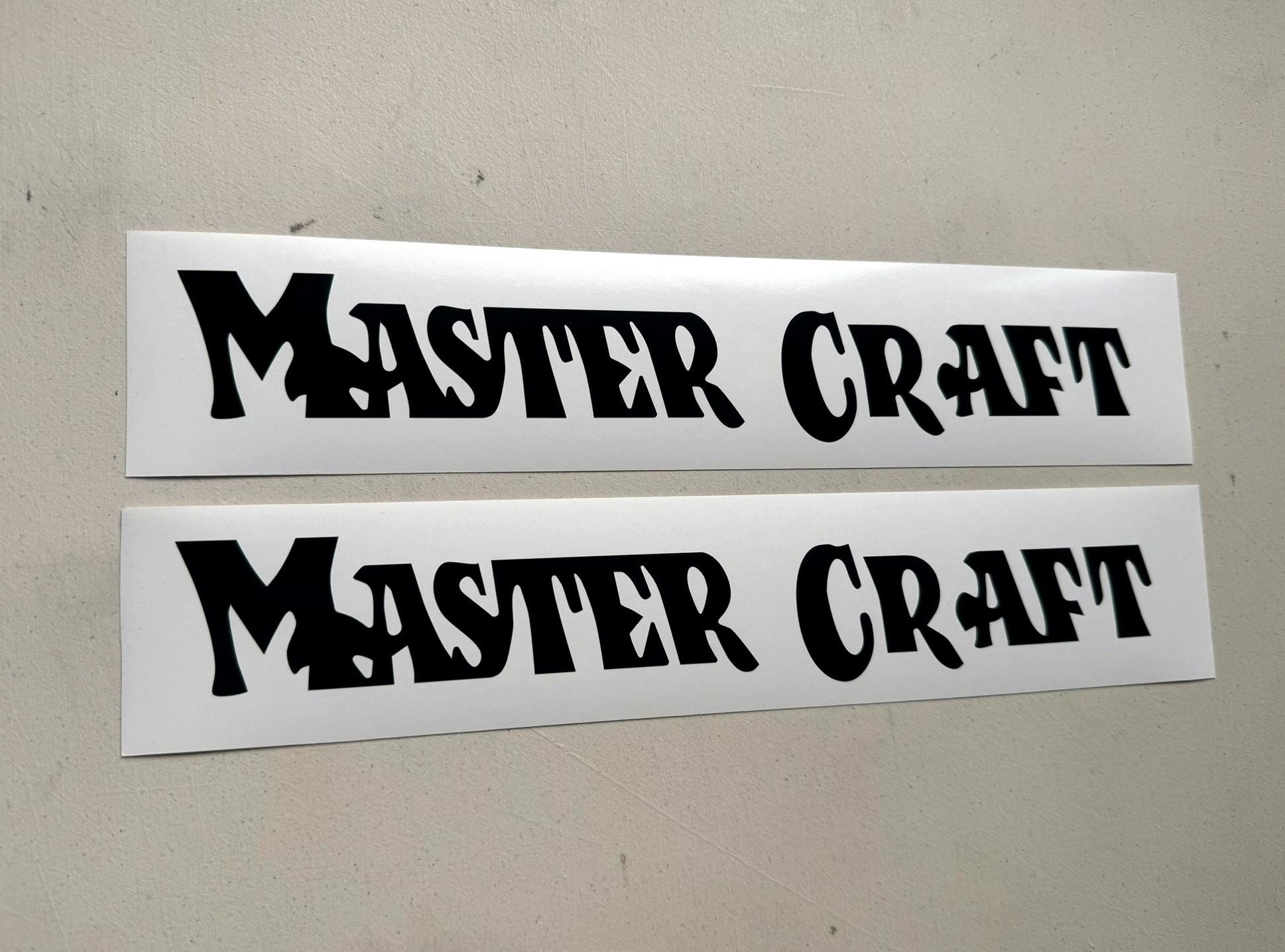 Mastercraft Vintage Boat Decals SET OF 2 Vinyl Decal Stickers