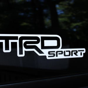 TRD Sport Racing Entwicklung Tacoma Bed Tailgate Aufkleber Streifen Mehrfarbige Vinyl Aufkleber