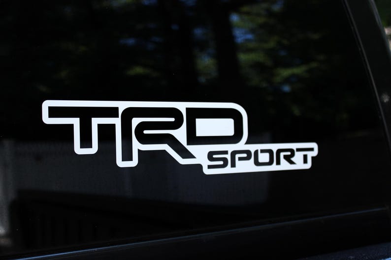 TRD Sport Racing Development Tacoma Bed Tailgate Decal Stripe Multi ...