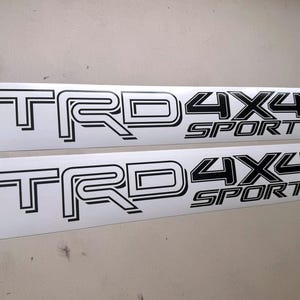 TRD 4x4 Sport Toyota Tacoma Bed Tailgate Decal Stripe Multi-Color Vinyl Sticker