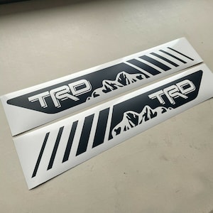 TRD Mountain Stripe Decal (2x) TRD Offroad Sport Stripe Multi-Color Vinyl Sticker