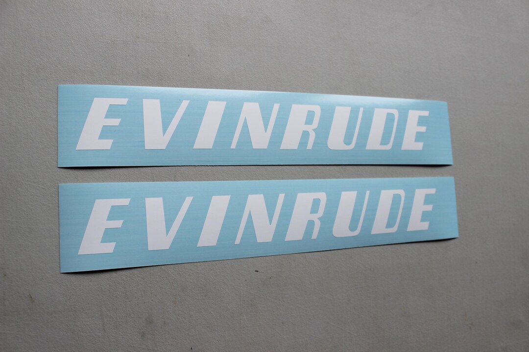 2x JOHNSON OUTBOARDS OUTBOARD MOTOR Vinyl Decal Sticker Fishing