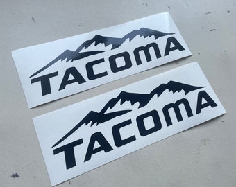 Toyota Tacoma Mountain 1st Generation TRD Racing Development Tacoma Bed Tailgate Decal Stripe Multi-Color Vinyl Sticker