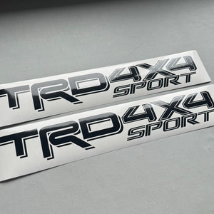 TRD 4x4 Sport Toyota Tacoma Bed Tailgate Decal Stripe Multi-Color Vinyl Sticker