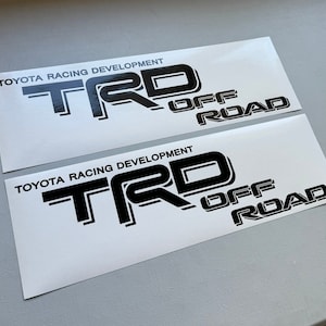 TRD OffRoad Leckerkid Entwicklung Tacoma Bed Tailgate Abziehbild Streifen mehrfarbige Vinyl Aufkleber